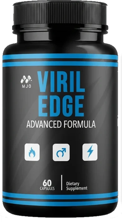 Viril Edge single bottle of male vitality capsules, 60 capsules