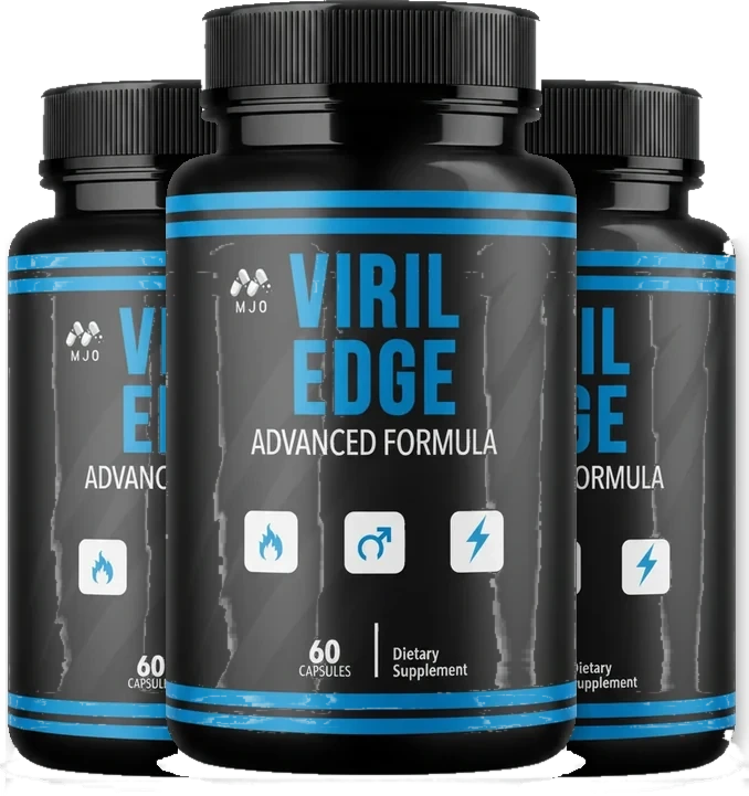 Viril Edge 3-bottle male vitality supplement package